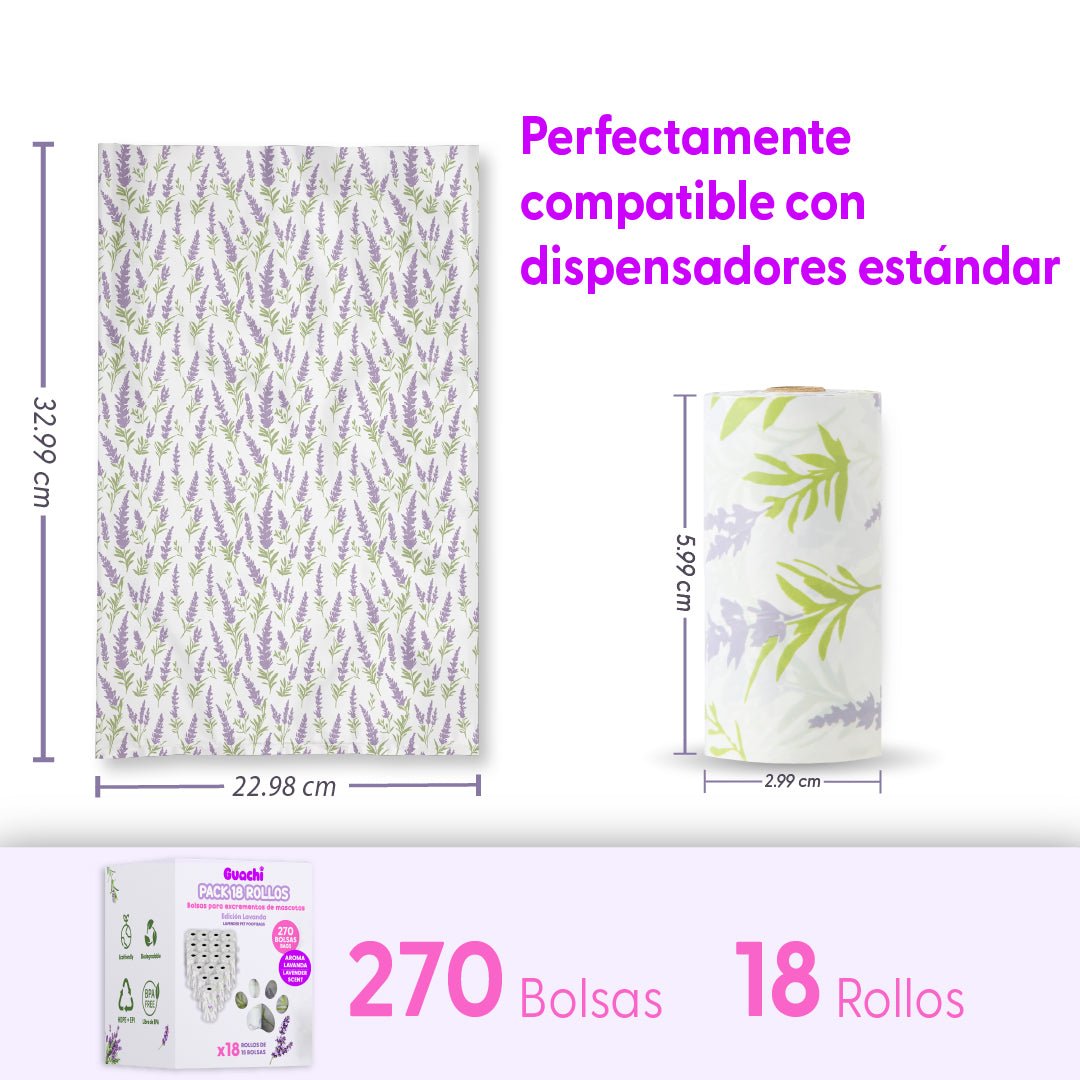 Pack 18 rollos Guachi Pack de 270 Bolsas - Guachi