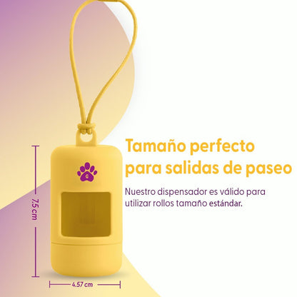 Porta bolsas caca perro | Edición Amarillo Chic - Guachi