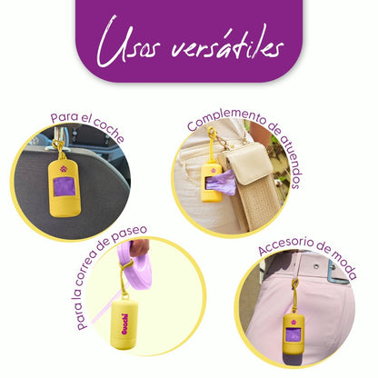 Porta bolsas caca perro | Edición Amarillo Chic - Guachi