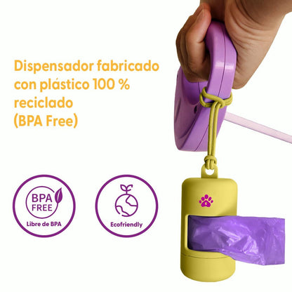Porta bolsas caca perro | Edición Amarillo Chic - Guachi