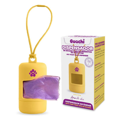 Porta bolsas caca perro | Edición Amarillo Chic - Guachi