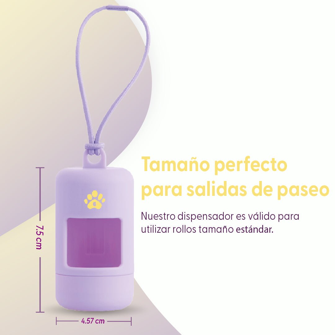 Porta bolsas caca perro | Edición Lila Pop - Guachi