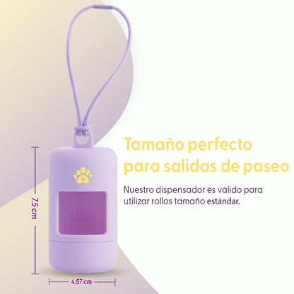 Porta bolsas caca perro | Edición Lila Pop - Guachi
