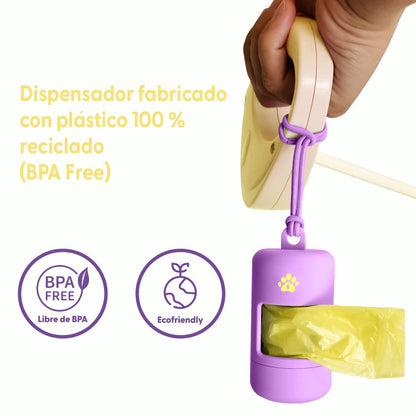 Porta bolsas caca perro | Edición Lila Pop - Guachi