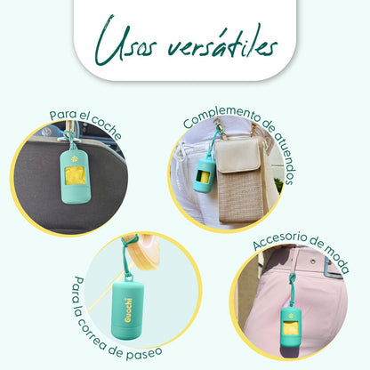 Porta bolsas caca perro | Edición Turquesa Shine - Guachi