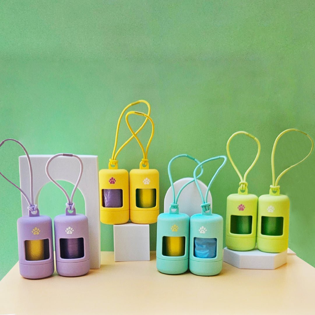 Porta bolsas caca perro | Edición Turquesa Shine - Guachi