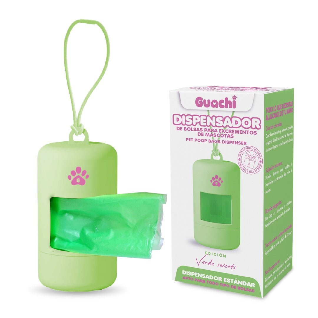 Porta bolsas caca perro | Edición Verde Sweet - Guachi