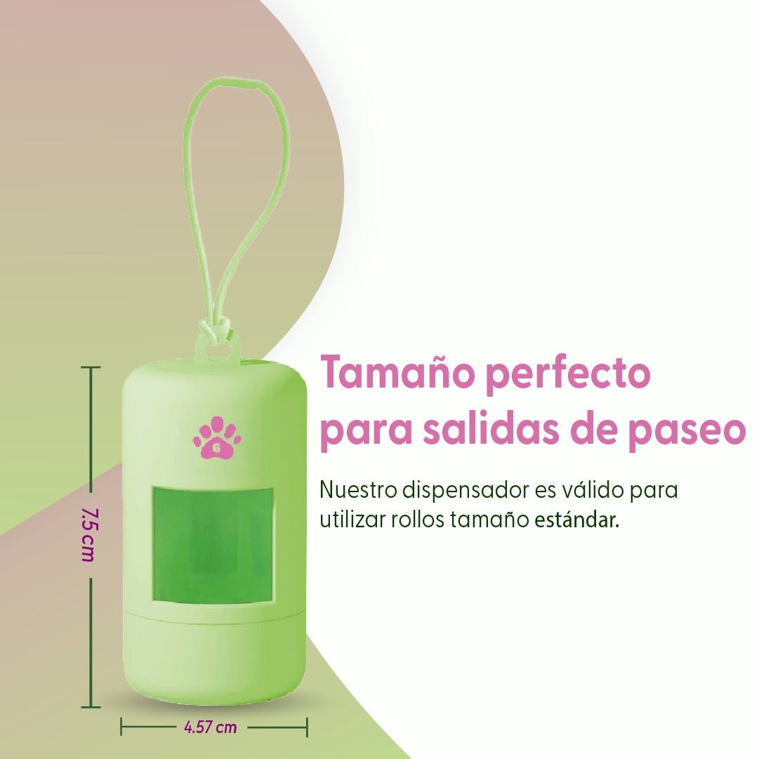 Porta bolsas caca perro | Edición Verde Sweet - Guachi