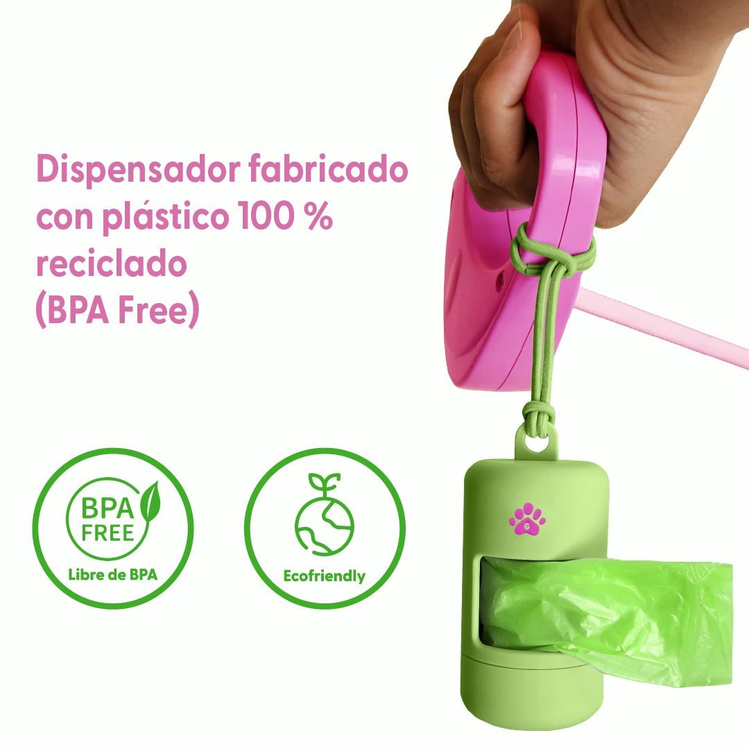 Porta bolsas caca perro | Edición Verde Sweet - Guachi