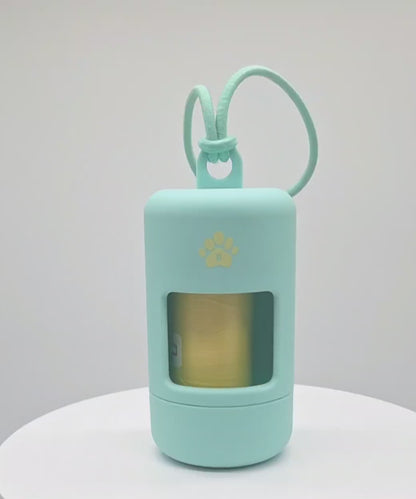 Porta bolsas caca perro | Edición Turquesa Shine
